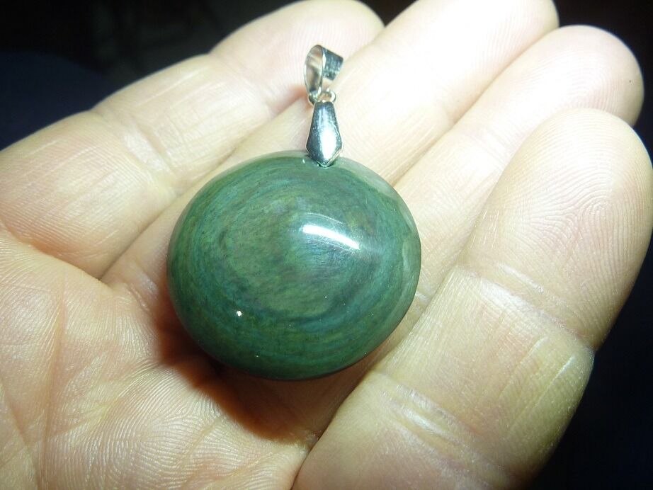 Pendentif Obsidienne oeil céleste mentogochol ref 3388