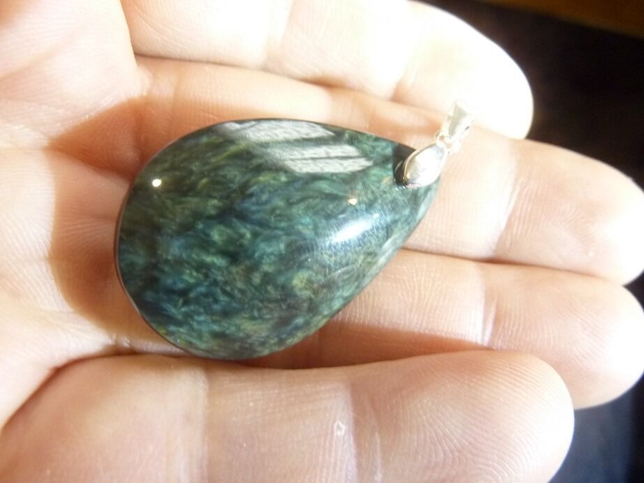 Pendentif Obsidienne oeil céleste mentogochol ref 3309