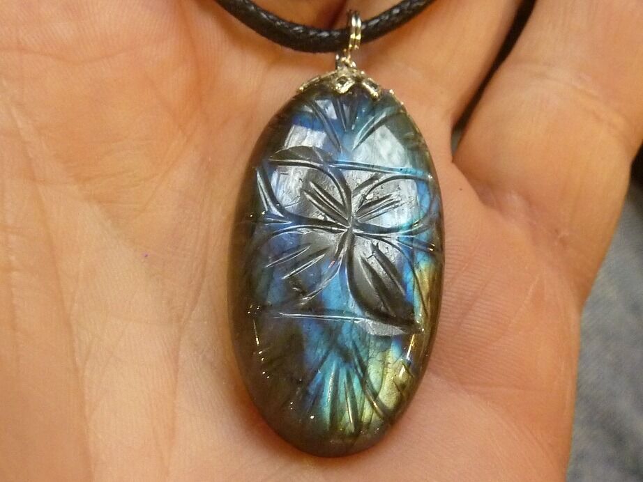Collier pendentif Labradorite ref 2944