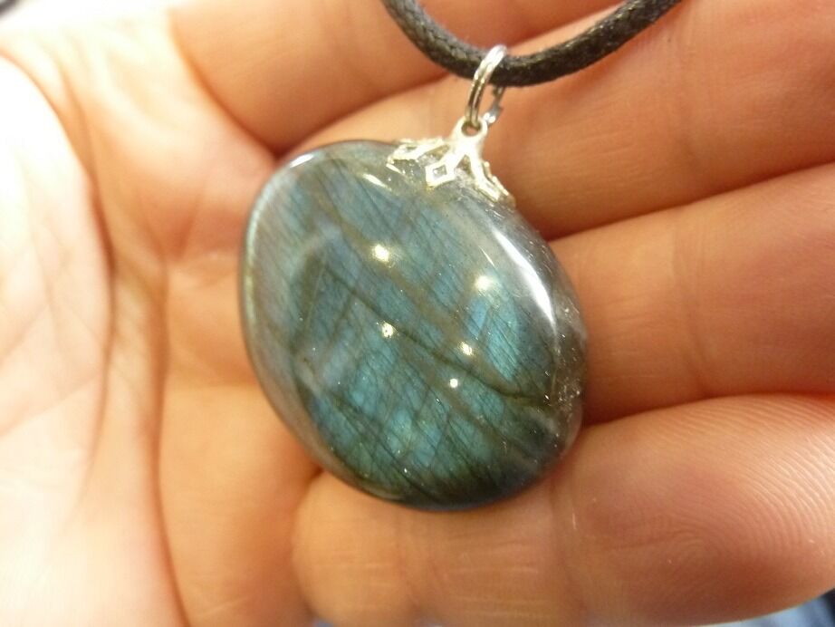 Collier pendentif Labradorite spécial thérapeute GG 852